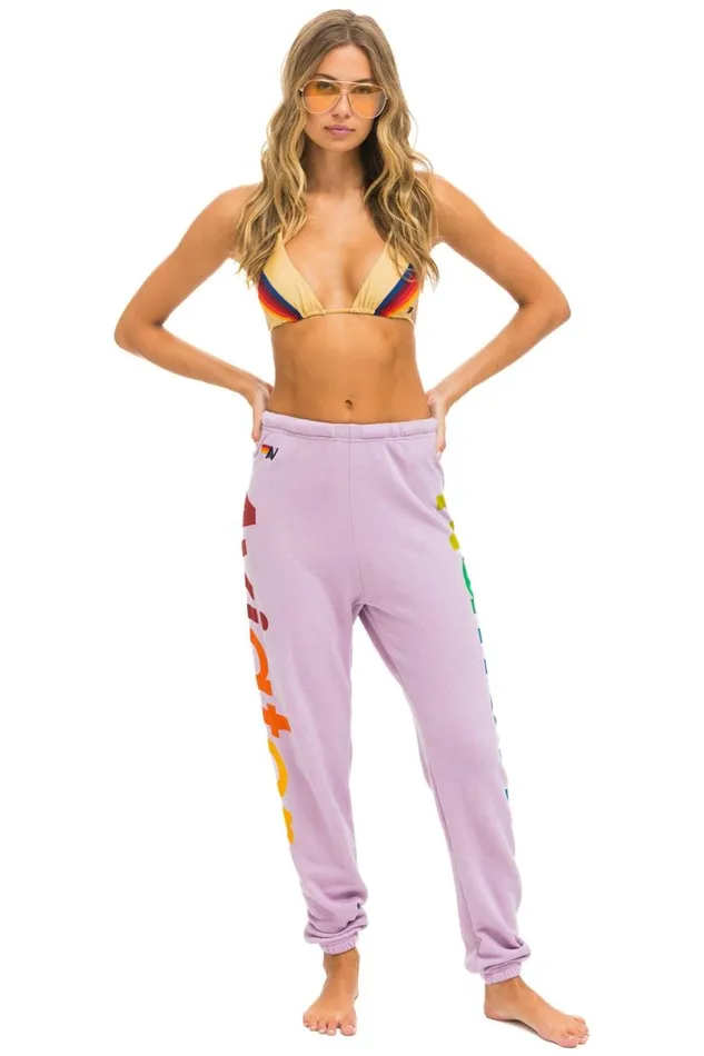 2 Sweatpants 8211 Mauve Women Aviator Nation Sweatpants