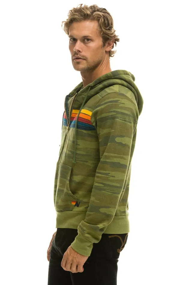 5 Stripe Hoodie 8211 Camo WomenMen Aviator Nation Hoodies