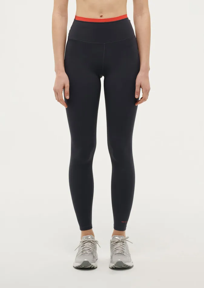 ActiveLite Women VITA FULL LENGTH LEGGING IN MARINE BLUE POPPY RED PE Nation