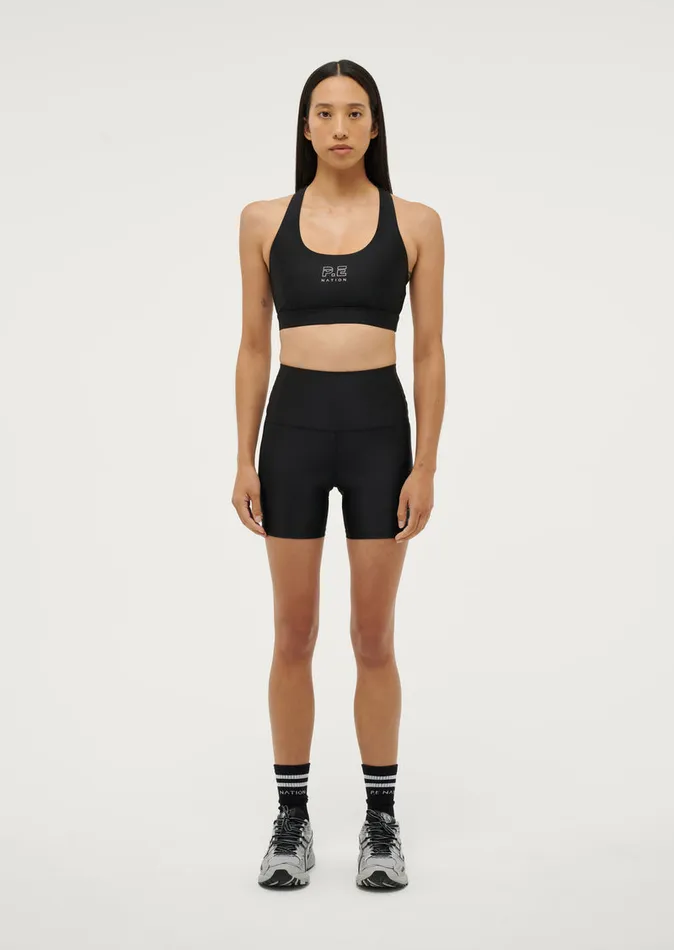 ActivewearShorts Women LONG RANGE BIKE SHORT IN BLACK PE Nation