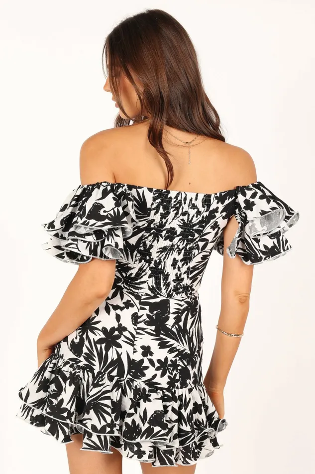 Adriana Off Shoulder Top Black Off The Shoulder Tops Petal and Pup Women