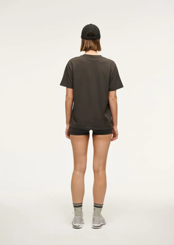 AERO SHORT SLEEVE TEE IN WASHED BLACK Tees PE Nation Women