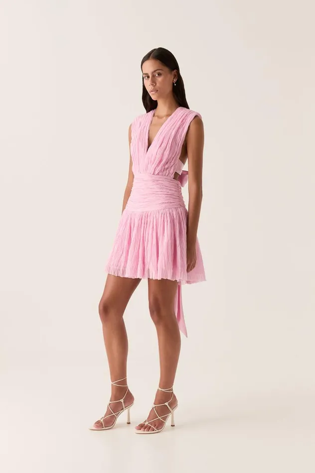 Aje Dresses Escapist Mini Dress Flash Pink 8211 Women