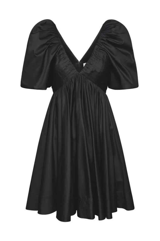 Aje Dresses Gabrielle Plunge Mini Dress Black 8211 Women Aje Dresses Gabrielle Plunge Mini Dress Black 8211 Women