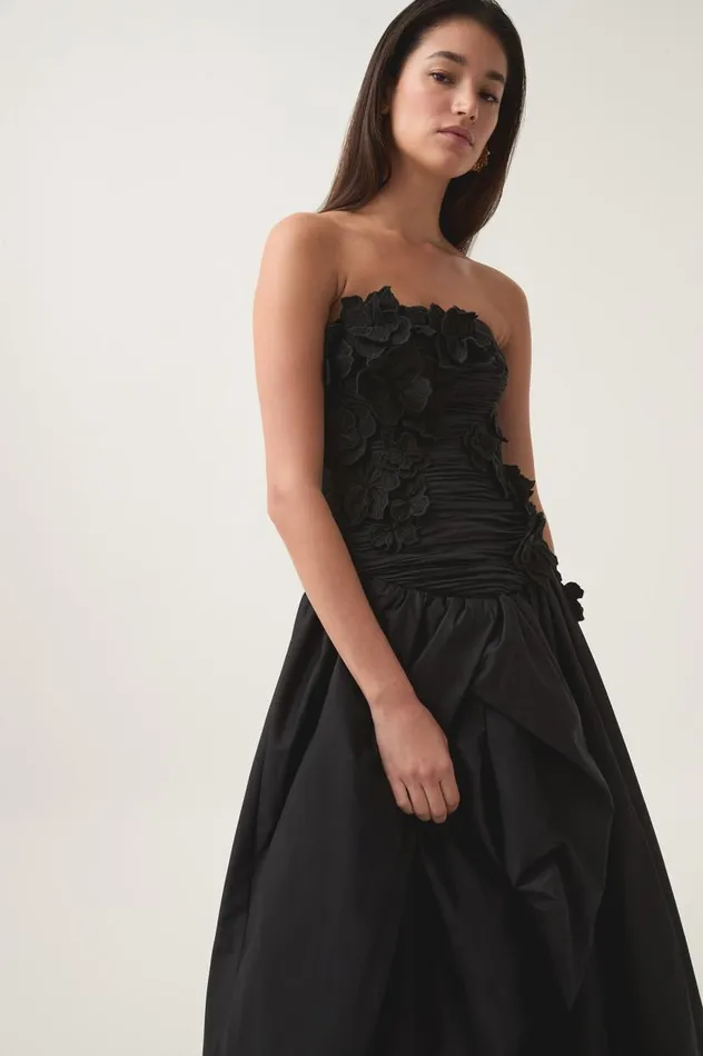 Aje Dresses Splendour Flower Gown Black 8211 Women Aje Dresses Splendour Flower Gown Black 8211 Women