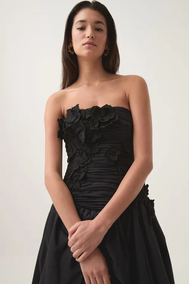 Aje Dresses Splendour Flower Gown Black 8211 Women Aje Dresses Splendour Flower Gown Black 8211 Women