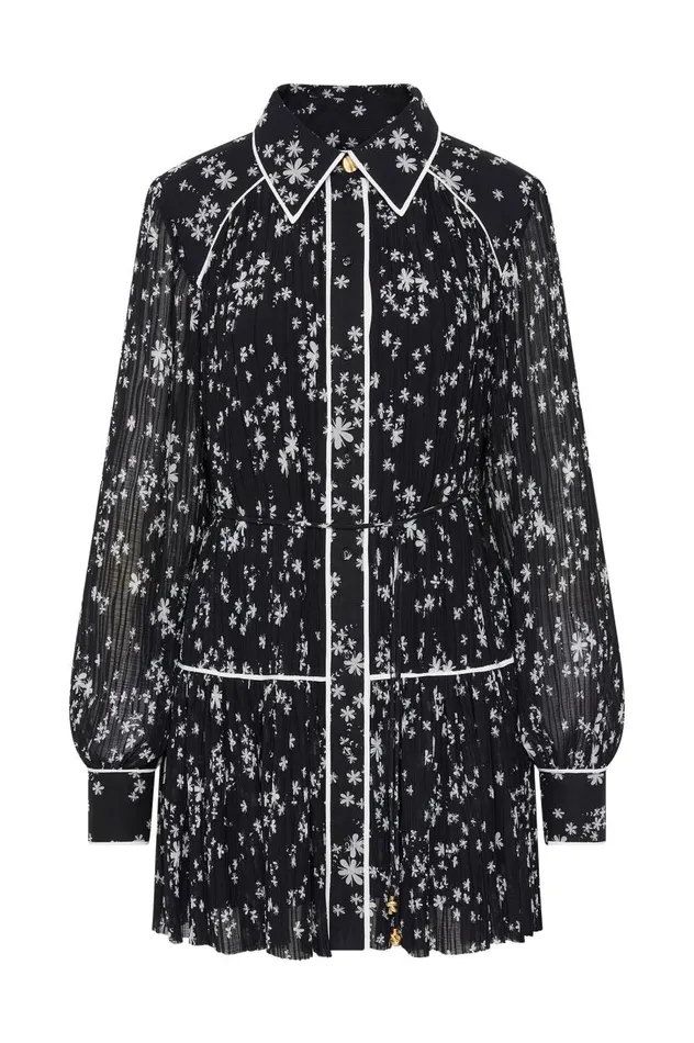 Aje Dresses Starflower Mini Dress Nightfall Daisies 8211 Women Aje Dresses Starflower Mini Dress Nightfall Daisies 8211 Women