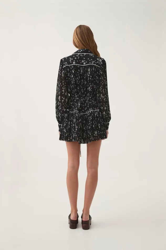 Aje Dresses Starflower Mini Dress Nightfall Daisies 8211 Women Aje Dresses Starflower Mini Dress Nightfall Daisies 8211 Women