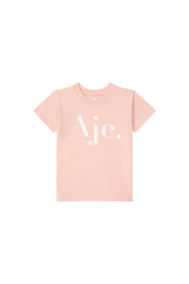 Aje Nara Logo Tee Blush Pink 8211 Kids