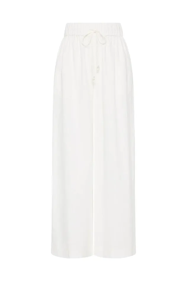 Aje Pants Airlie Relaxed Pants White 8211 Women Aje Pants Airlie Relaxed Pants White 8211 Women