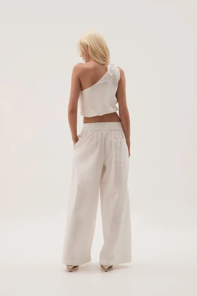 Aje Pants Airlie Relaxed Pants White 8211 Women Aje Pants Airlie Relaxed Pants White 8211 Women