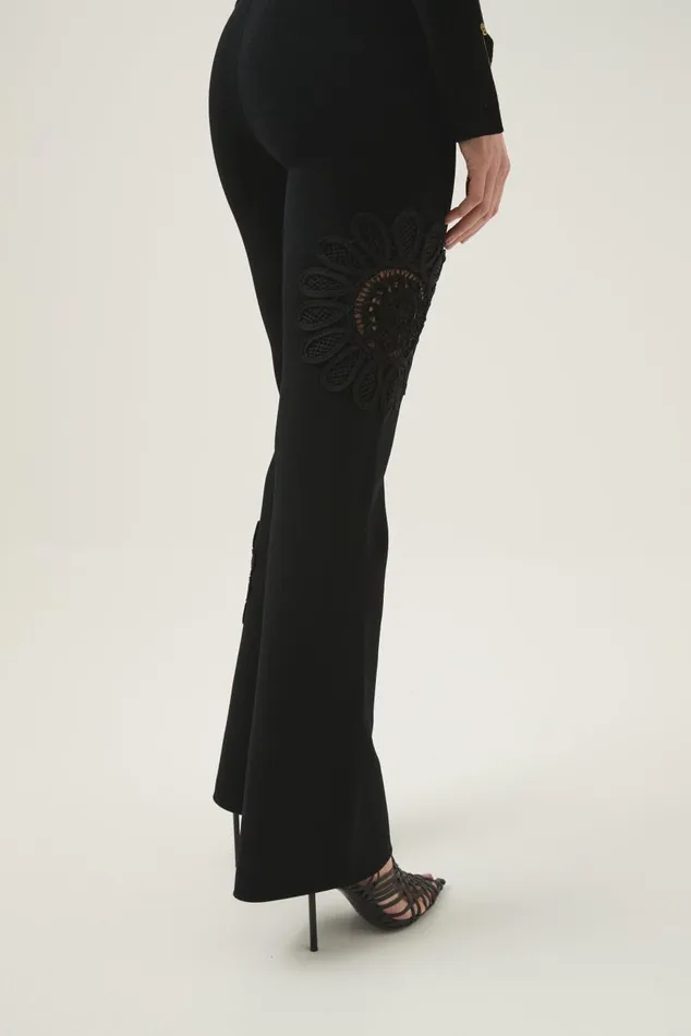 Aje Pants Motion Mandala Knit Pant Black 8211 Women Aje Pants Motion Mandala Knit Pant Black 8211 Women