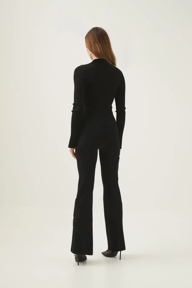 Aje Pants Motion Mandala Knit Pant Black 8211 Women Aje Pants Motion Mandala Knit Pant Black 8211 Women