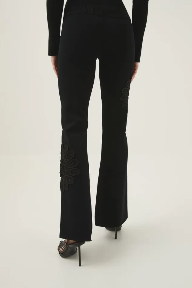 Aje Pants Motion Mandala Knit Pant Black 8211 Women Aje Pants Motion Mandala Knit Pant Black 8211 Women