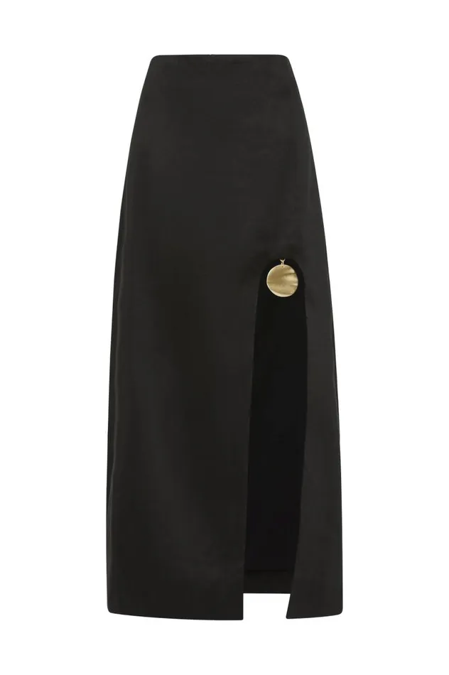 Aje Skirts Adelaide Midi Skirt Black 8211 Women Aje Skirts Adelaide Midi Skirt Black 8211 Women
