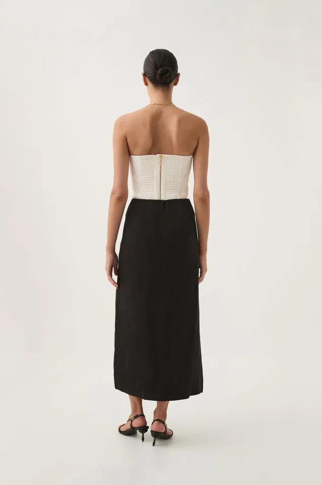 Aje Skirts Adelaide Midi Skirt Black 8211 Women Aje Skirts Adelaide Midi Skirt Black 8211 Women