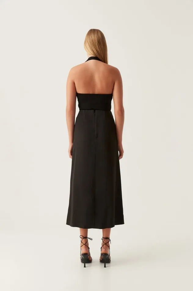 Aje Skirts Riddle Button Down Midi Skirt Black 8211 Women