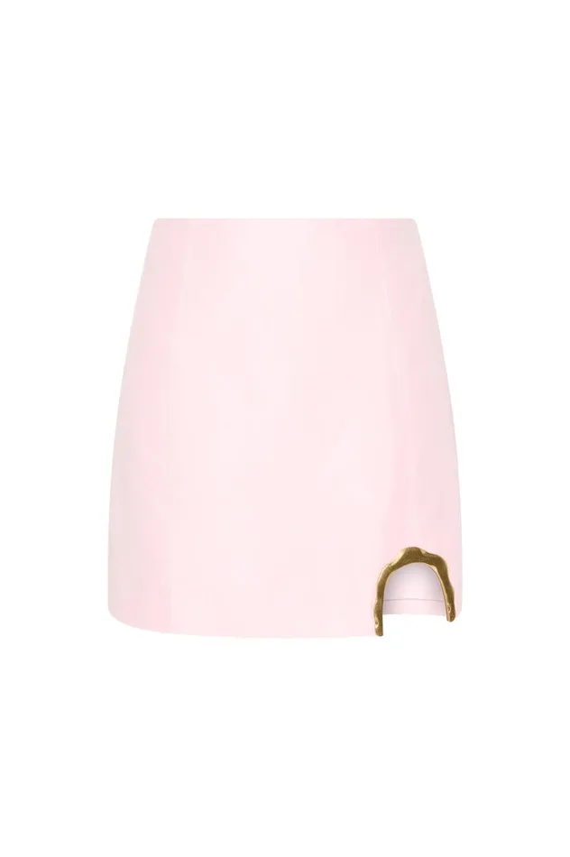 Aje Skirts Sabine Mini Skirt Pastel Pink 8211 Women Aje Skirts Sabine Mini Skirt Pastel Pink 8211 Women