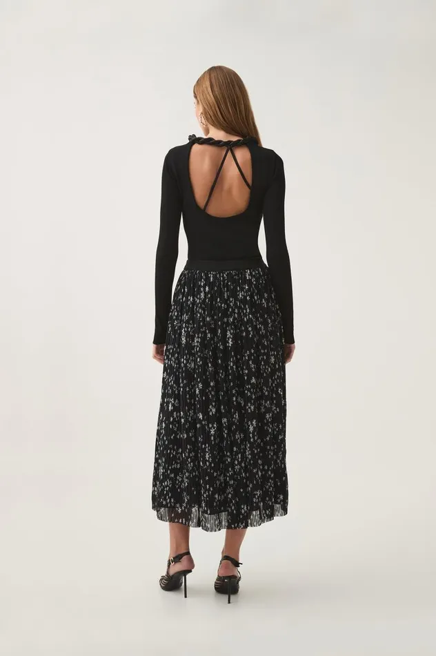 Aje Skirts Starflower Midi Skirt Nightfall Daisies 8211 Women Aje Skirts Starflower Midi Skirt Nightfall Daisies 8211 Women