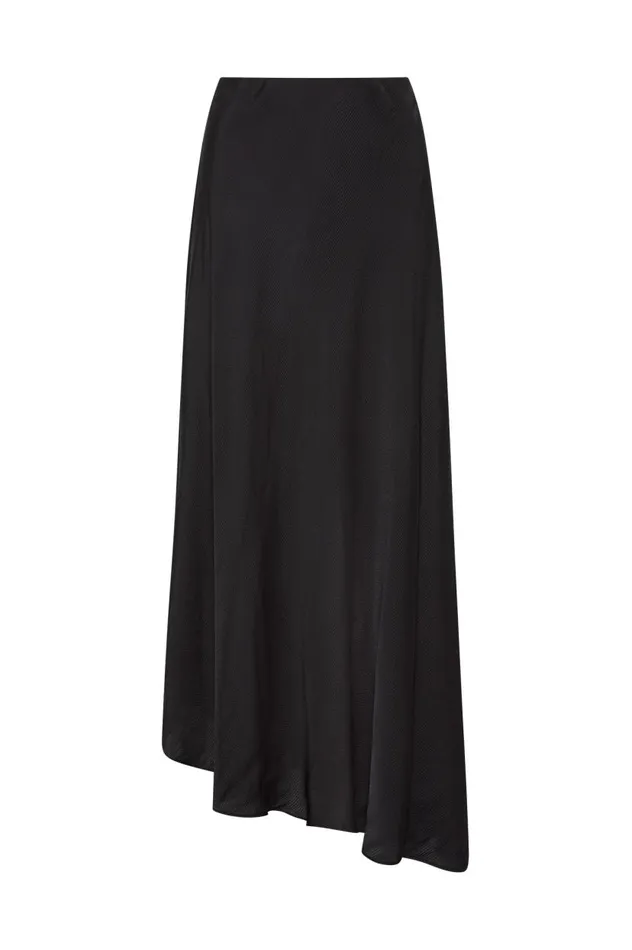 Aje Skirts Valeria Asymmetric Midi Skirt Black 8211 Women Aje Skirts Valeria Asymmetric Midi Skirt Black 8211 Women