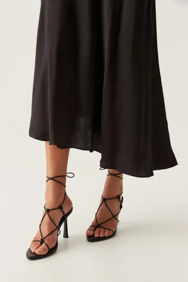 Aje Skirts Valeria Asymmetric Midi Skirt Black 8211 Women Aje Skirts Valeria Asymmetric Midi Skirt Black 8211 Women