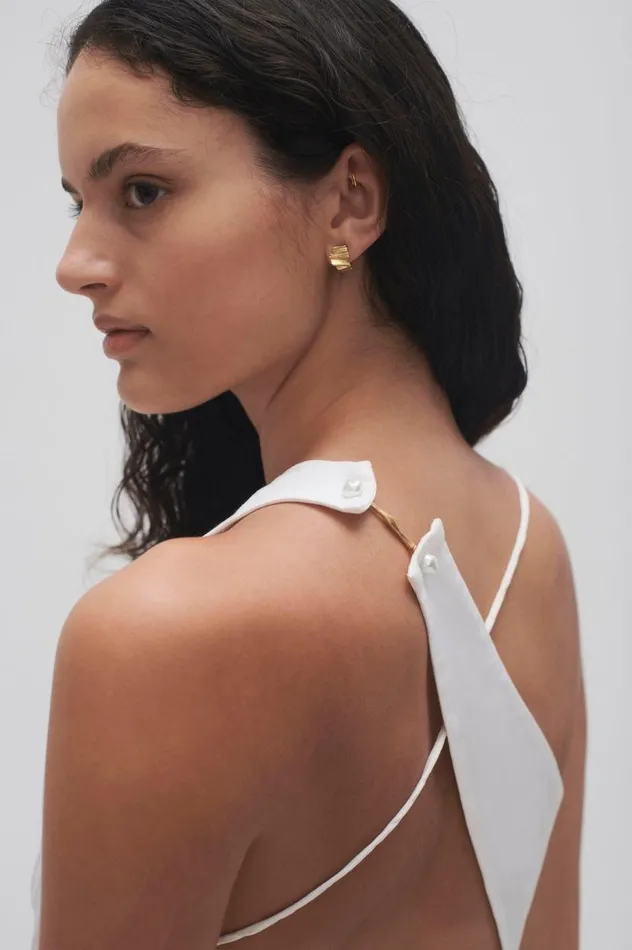 Aje Tops Allure Asymmetric Draped Cami Ivory 8211 Women Aje Tops Allure Asymmetric Draped Cami Ivory 8211 Women