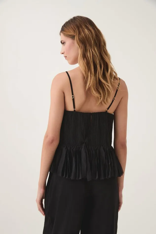 Aje Tops Arris Fringed Top Black 8211 Women Aje Tops Arris Fringed Top Black 8211 Women