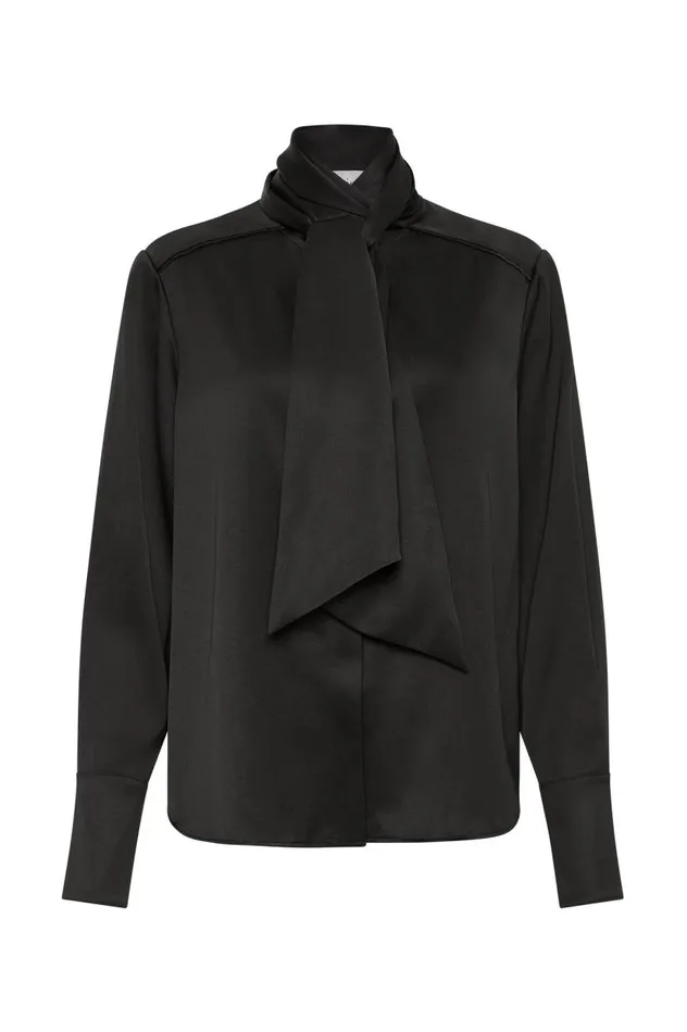 Aje Tops Dura Pussy Bow Blouse Black 8211 Women Aje Tops Dura Pussy Bow Blouse Black 8211 Women