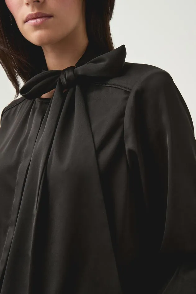 Aje Tops Dura Pussy Bow Blouse Black 8211 Women Aje Tops Dura Pussy Bow Blouse Black 8211 Women