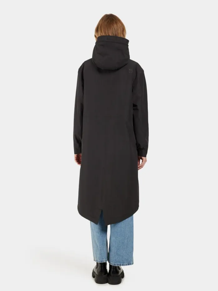 Alice Parka Long Black Women Didriksons Spring Jackets