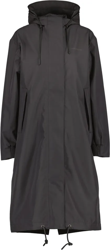 Alice Parka Long Black Women Didriksons Spring Jackets