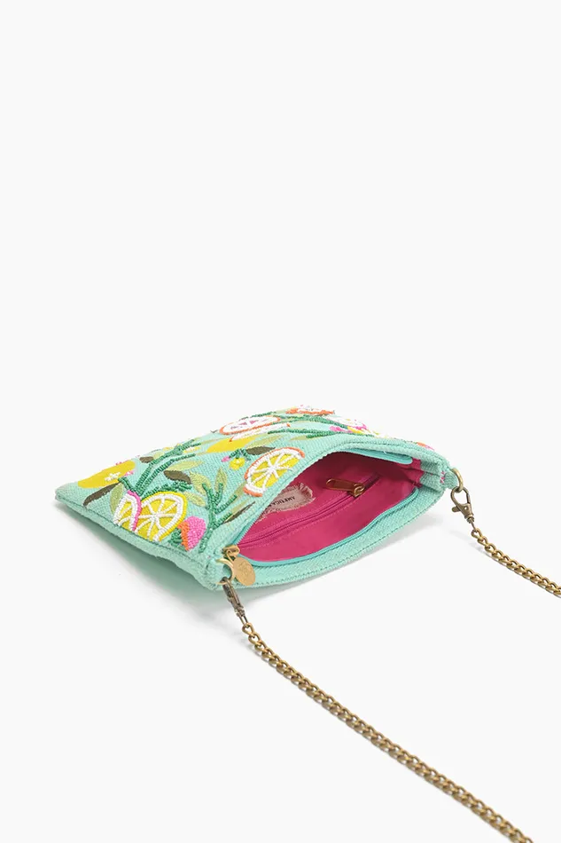 America and Beyond Citrus Blueberry Infusion Clutch Women Clutches