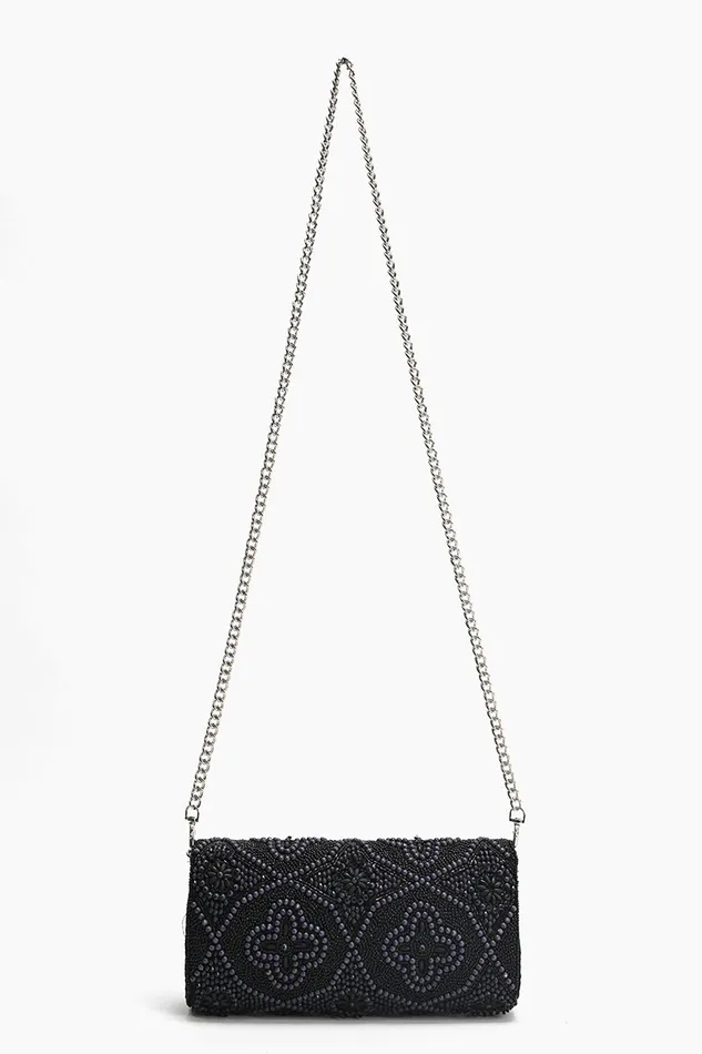 America and Beyond Clutches Women Starlight Embellished evening Clutch