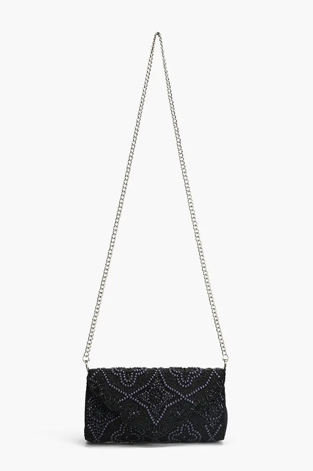 America and Beyond Clutches Women Starlight Embellished evening Clutch