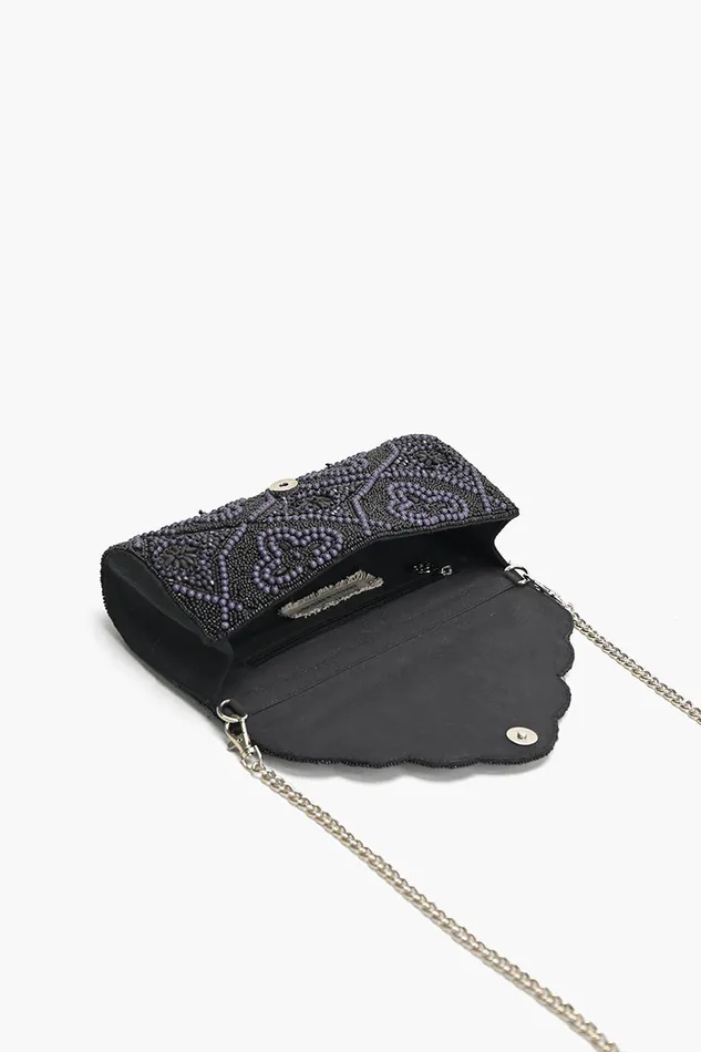 America and Beyond Clutches Women Starlight Embellished evening Clutch