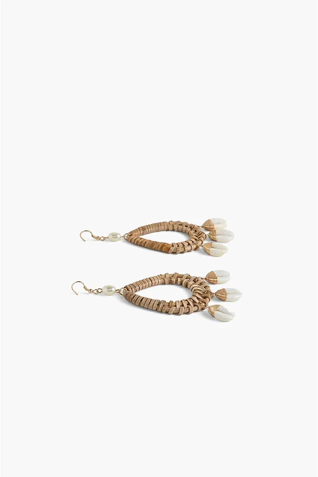 America and Beyond Natural Puca Shell Earrings Women Earrings