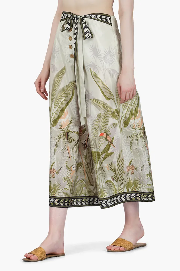 America and Beyond Pants Women Olivia Printed Pants