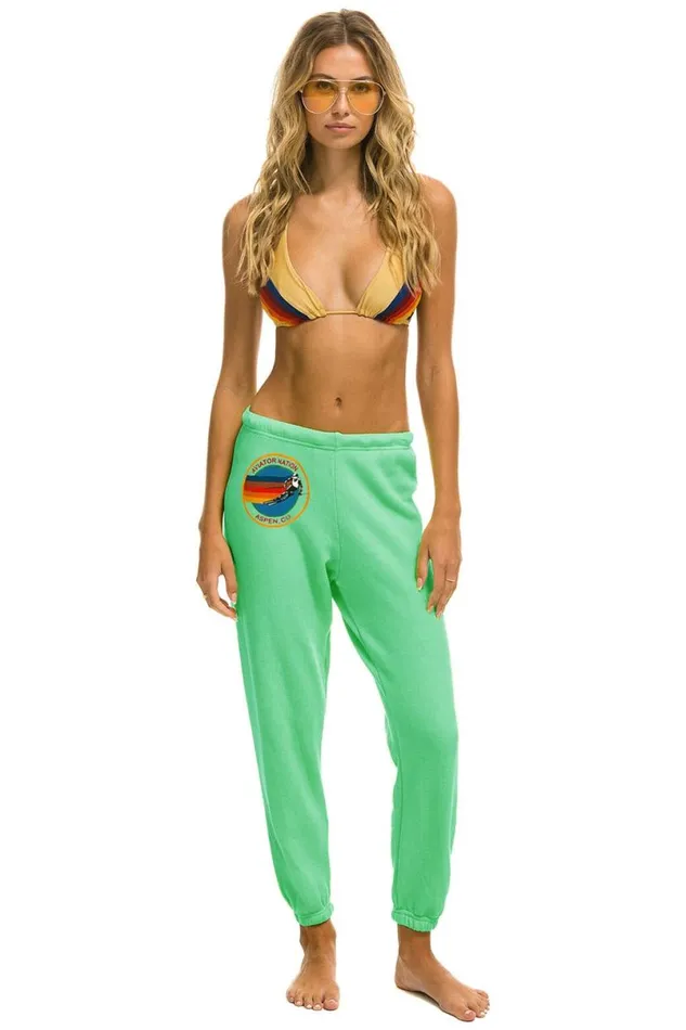 Aspen Sweatpants 8211 Mint Women Aviator Nation Sweatpants