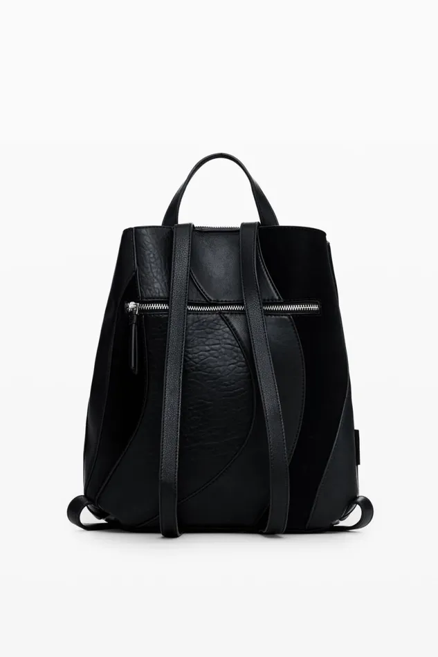 Backpacks Women Desigual S Waves Backpack Black