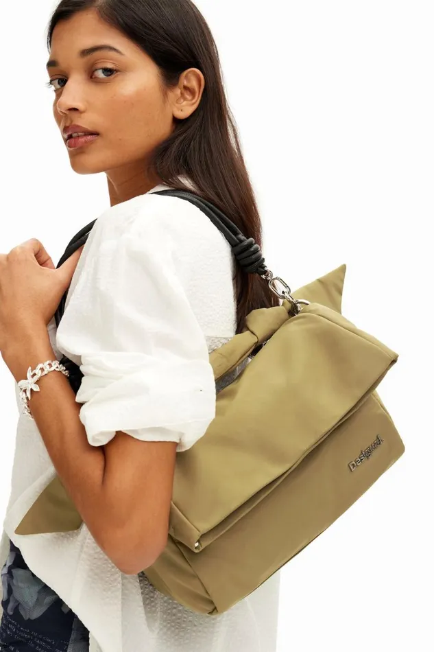 Bags Women Desigual M Multiposition Padded Bag Green