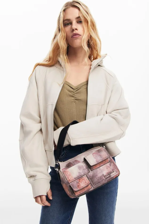 Bags Women Desigual Multipocket Bag White