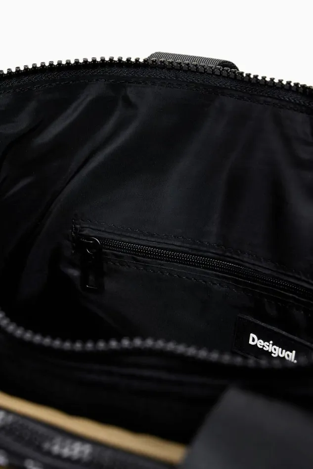 Bags Women Desigual Voyager XL Multiposition Bowling Bag Black