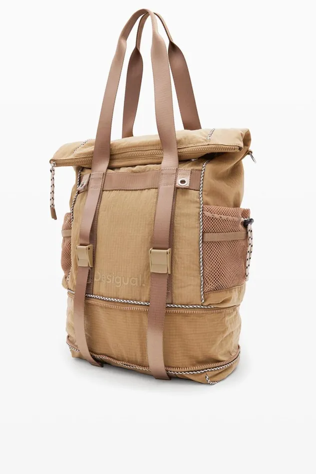 Bags Women Desigual XL Multiposition Voyager Backpack Brown