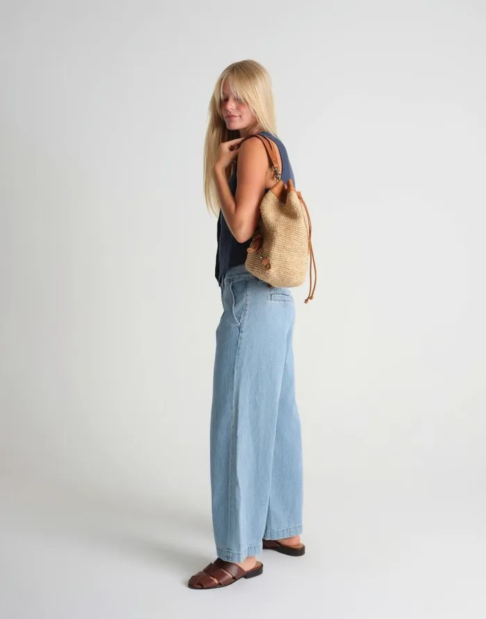 Bags Women Madewell MINGA Crocheted Transito Backpack Natural