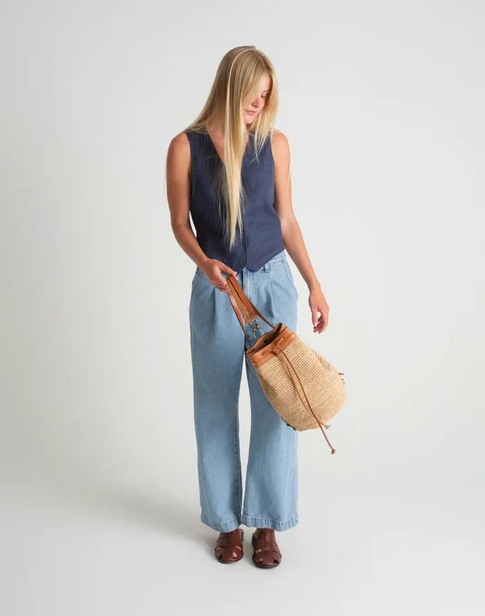 Bags Women Madewell MINGA Crocheted Transito Backpack Natural