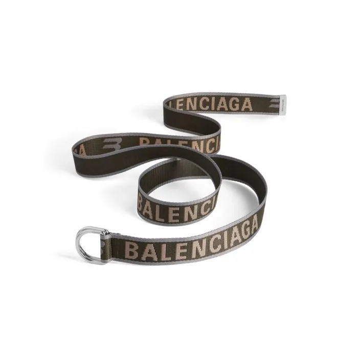 Balenciaga Belts Men Men039s D Ring Belt In Dark Green Dark Green