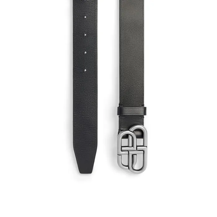 Balenciaga Belts WomenMen Bb Large Belt In Black Black