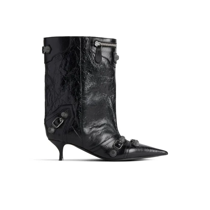 Balenciaga Boots and Ankle Boots Women Women039s Cagole Wide 50mm Bootie In Black Black Balenciaga Boots and Ankle Boots Women Women039s Cagole Wide 50mm Bootie In Black Black