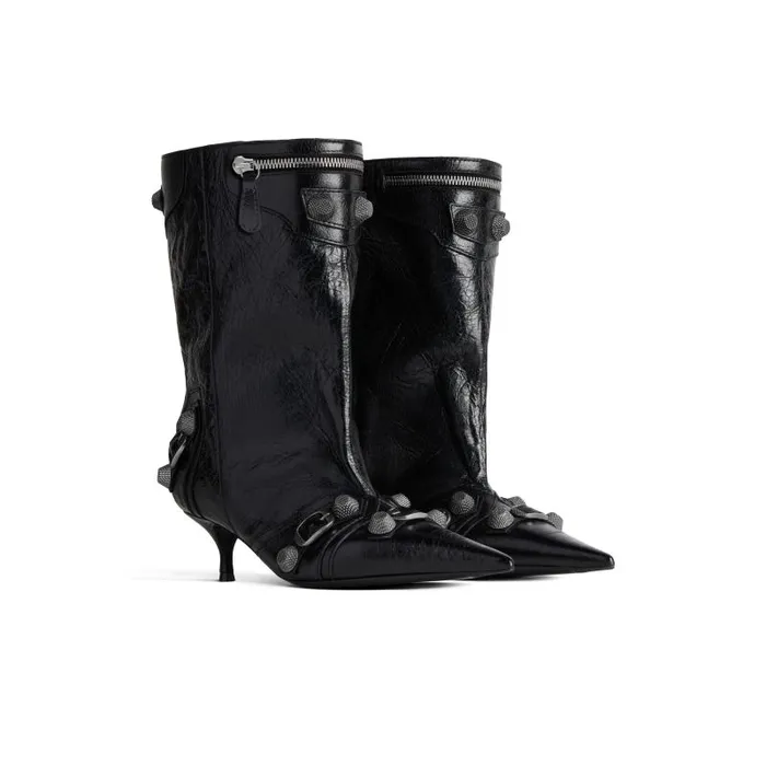 Balenciaga Boots and Ankle Boots Women Women039s Cagole Wide 50mm Bootie In Black Black Balenciaga Boots and Ankle Boots Women Women039s Cagole Wide 50mm Bootie In Black Black