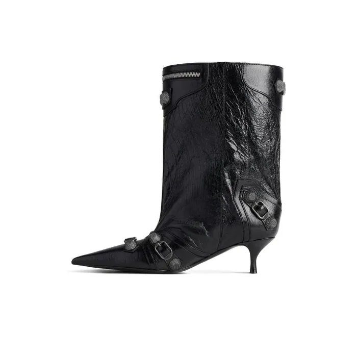 Balenciaga Boots and Ankle Boots Women Women039s Cagole Wide 50mm Bootie In Black Black Balenciaga Boots and Ankle Boots Women Women039s Cagole Wide 50mm Bootie In Black Black
